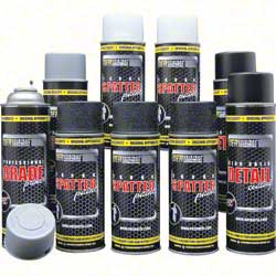 Black and Gray Trunk Refinishing Kit with Self Etching Gray Primer 
