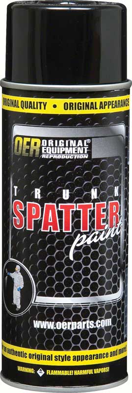 Black and Gray Trunk Spatter Paint 16 Oz Can 