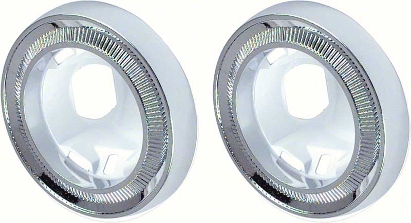 1962-67 Deluxe Rear Quarter Dome Lamp Bezels 