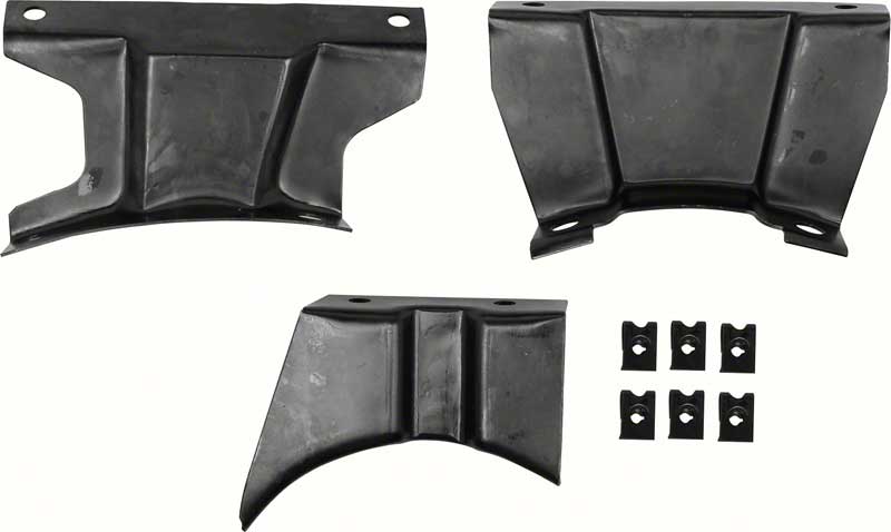 1970-72 Camaro with Automatic Transmission 3 Piece Consol Mounting Bracket Set 