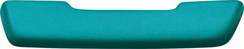 1968-72 Left Hand (Driver Side) Turquoise Urethane Arm Rest Pad 