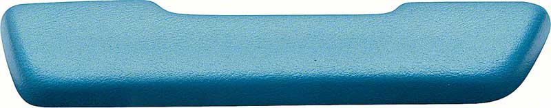 1968-72 Left Hand (Driver Side) Medium Blue Urethane Arm Rest Pad 