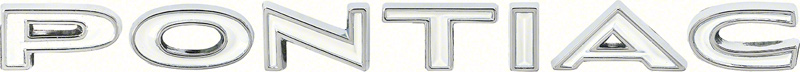 1967-69 Firebird "Pontiac" Trunk Lid Emblem 