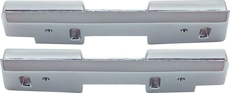 1965-67 Impala/Caprice 2 Door Arm Rest Bases Front Chrome 