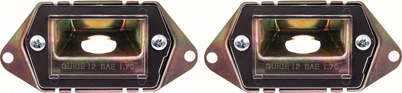 1970-73 Camaro License Lamp Assemblies - Pair 