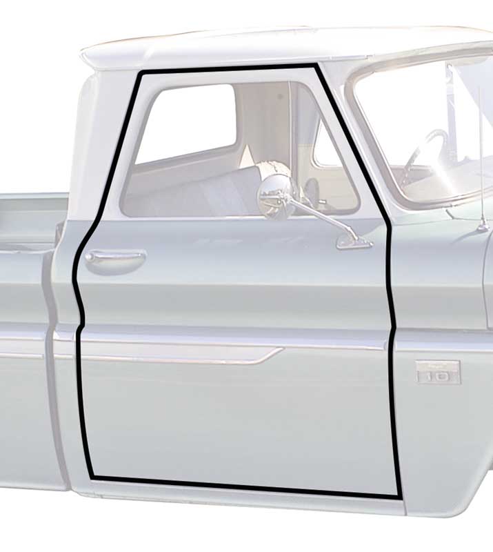 1960-66 GM Truck Door Frame Weatherstrips 