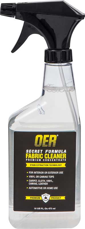 OERÂ® Secret Formula Interior Exterior Multi Purpose Fabric Cleaner - 16 Oz Bottle 