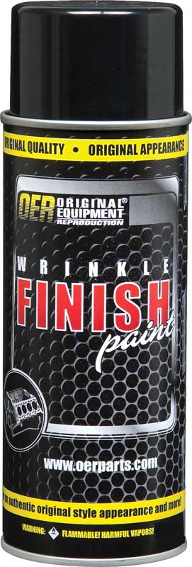 Black  Wrinkle Finish Paint 16 Oz Aerosol Can 