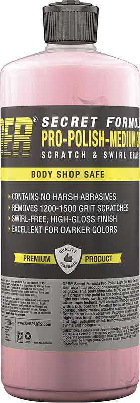 Secret Formula Pro-Polish 32 OzScratch & Swirl-B-Gone Medium Cut 