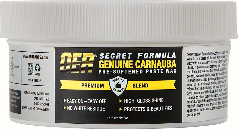 Secret Formula pre-Softened Carnauba Paste Wax - 15 Oz. Can 