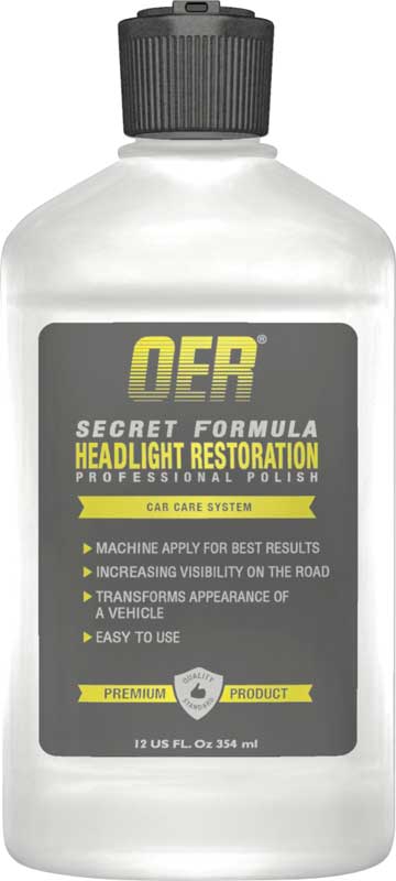 Secret Formula Headlight Restorer professional Polish 12 Oz. 