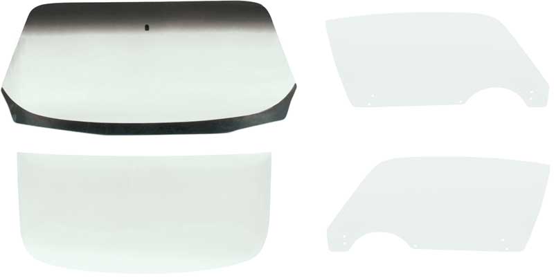 1971-74 F-Body Coupe Glass Kit - Clear 