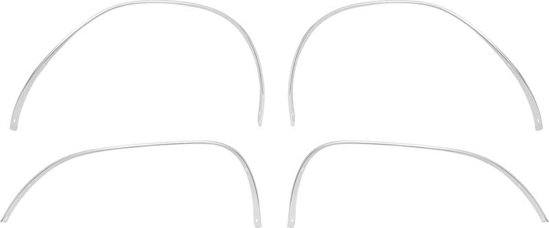 1967-1976 Mopar A-Body Wheel Opening Trim Molding Set 