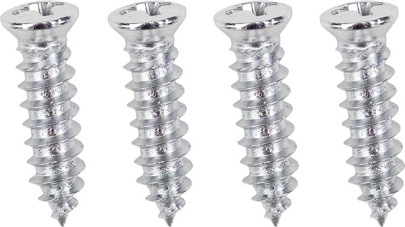 #10-3/4 Chrome Screws 