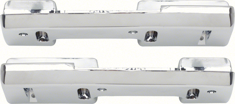 1965-67 Nova Chrome Rear Arm Rest Bases - Pair 