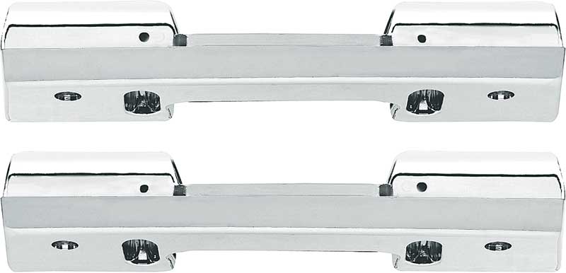 1965-67 Bel Air/Biscayne, 1965-67 Nova, 1967 Camaro/Firebird Arm Rest Bases Front Chrome 