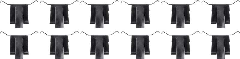 1962-63 Nova Convertible Well Molding Clip Set 12 