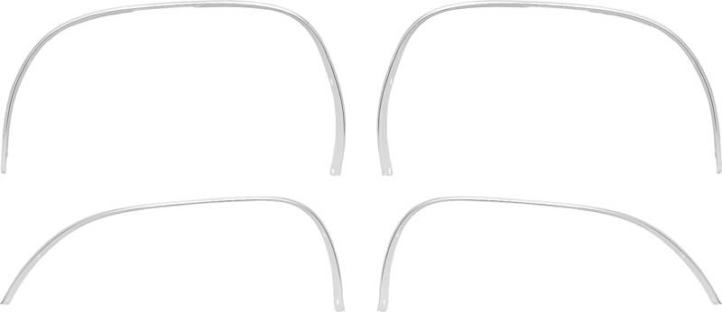 1971-1976 Mopar Valiant/Scamp Wheel Opening Trim Molding Set 