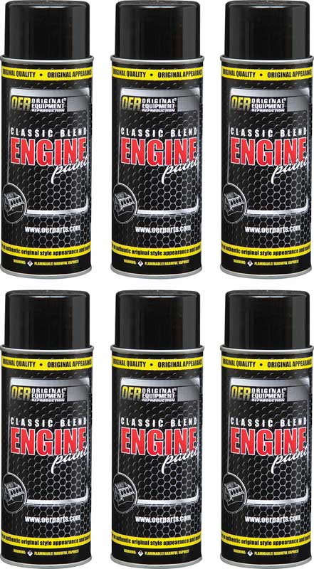 Pontiac Turquoise  Classic Blend Engine Paint Case Of 6 16 Oz Cans 