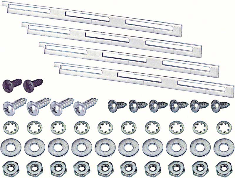 1968-69 Camaro, 1968-74 Nova Console Gauge Mounting Hardware Kit 