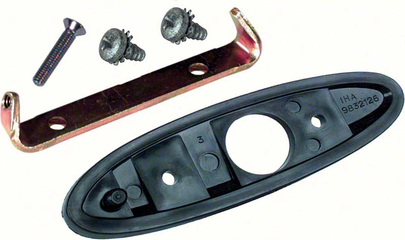 1970-81 Camaro / Firebird, 1970-74 Nova Left Hand (Driver Side) Bullet Mirror Mounting Kit 