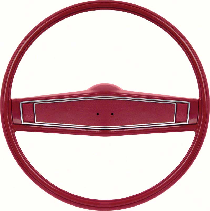 1969-70 Red Steering Wheel Kit with Red Shroud 