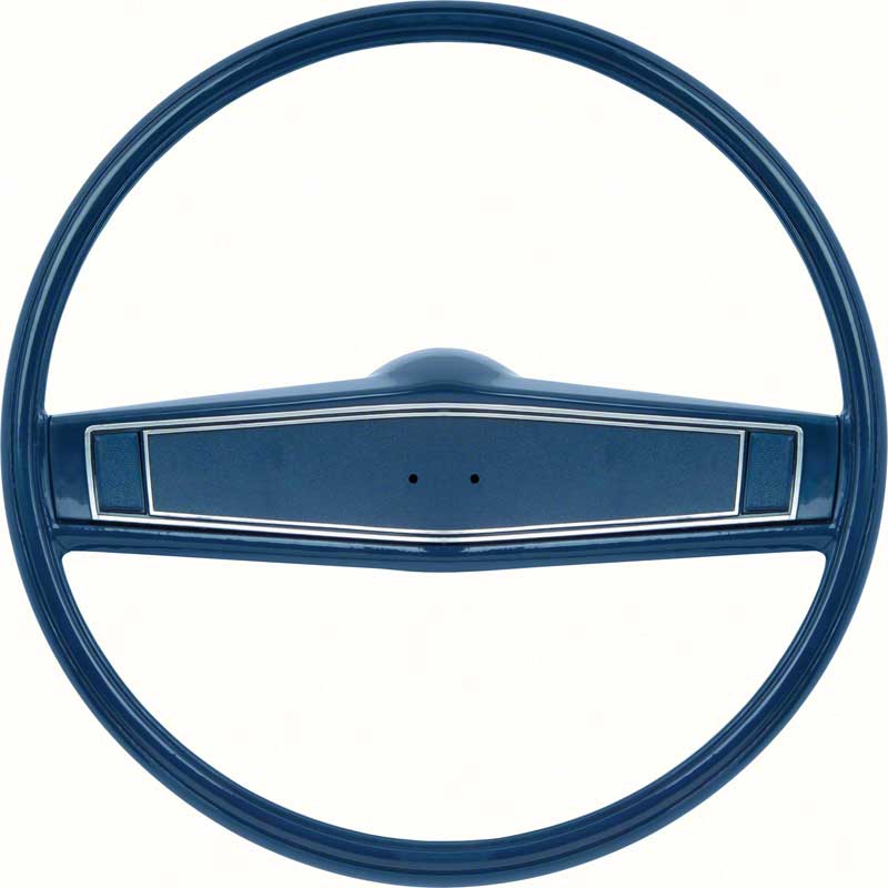 1969-70 Dark Blue Steering Wheel Kit With Dark Blue Shroud 