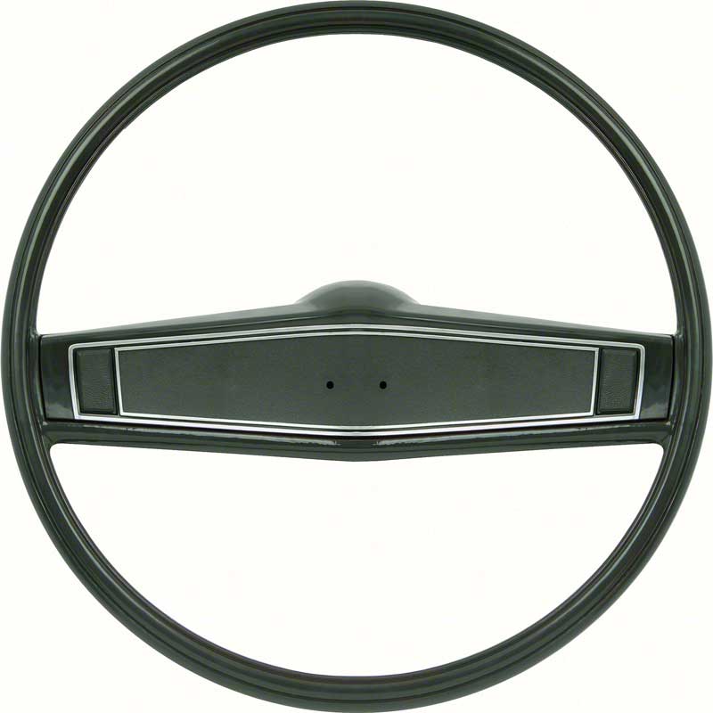 1969-70 Dark Green Steering Wheel Kit With Dark Green Shroud 