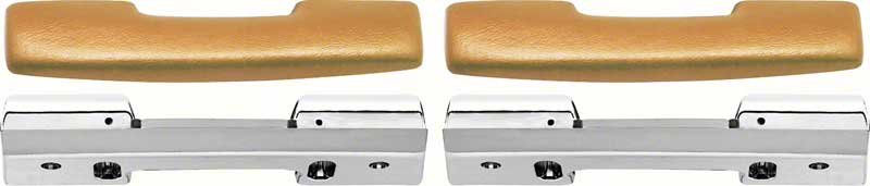 1965-67 Nova, 1967 Camaro / Firebird Gold Standard Front Arm Rest Kit 