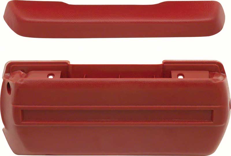 1968-72 Standard Red Front Arm Rest Kit 
