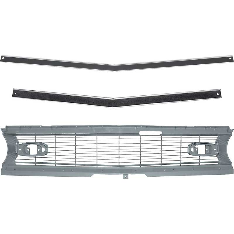 1968 Camaro Restorer's Choice&trade; Standard Grill Kit without Headlamp Bezels 