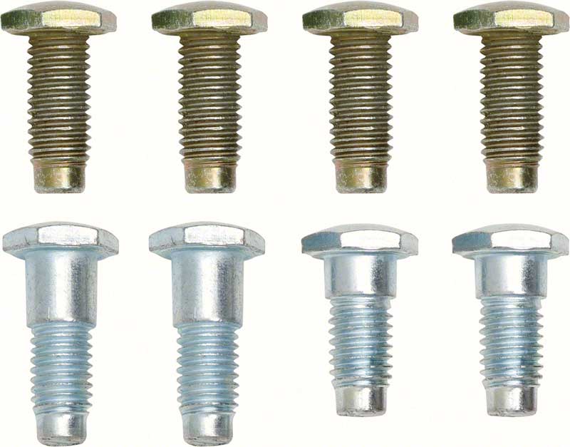 1967-72 With Shoulder Belts 8 Piece Seat Belt Bolt Kit 