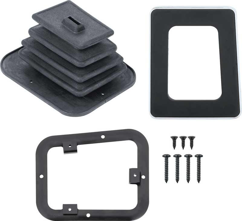 1967-69 Camaro without Console Manual Transmission Shift Plate Kit 