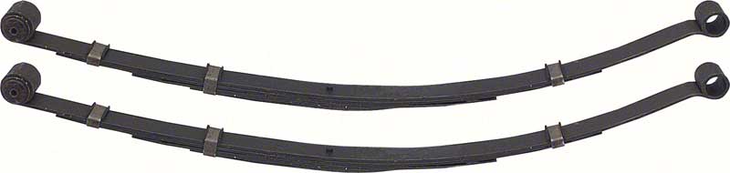 1967-81 Camaro/Firebird, 1968-79 Nova / X-Body 4 Leaf Rear Leaf Springs (Spring Rate 126 Lbs) 