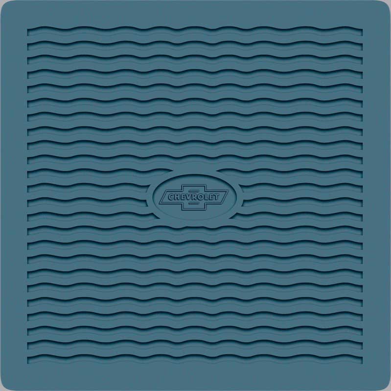 1955-56 Chevrolet Light Blue Factory accessory Floor Mats 