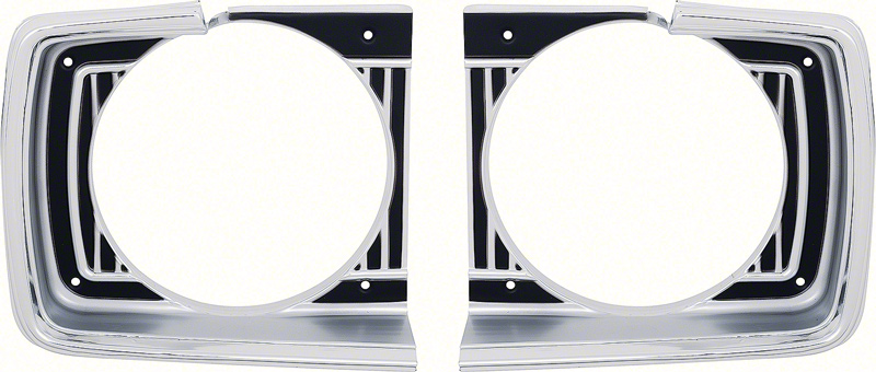 1967 Dodge Dart Headlamp Bezels 