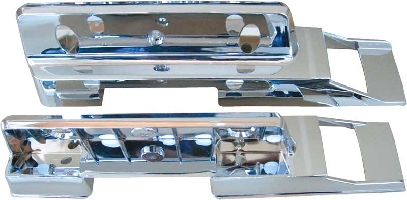 1967 A-Body Chrome Front Arm Rest Bases 