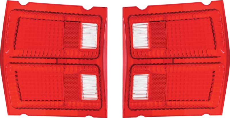 1969 Dodge Dart Tail Lamp Lenses 