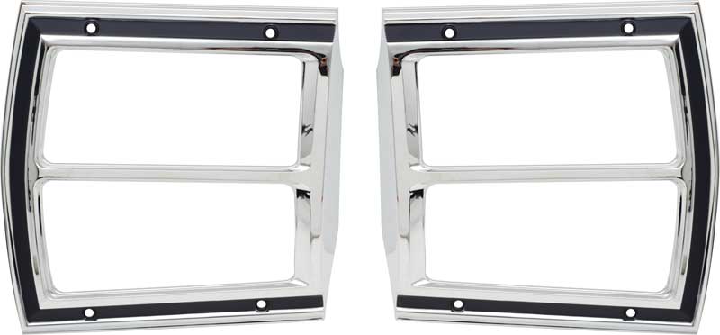 1969 Dodge Dart Tail Lamp Trim Bezels 