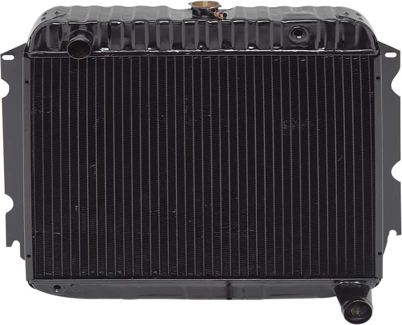1973 Mopar A-Body Small Block V8 With Standard Trans 4 Row Replacement Radiator 