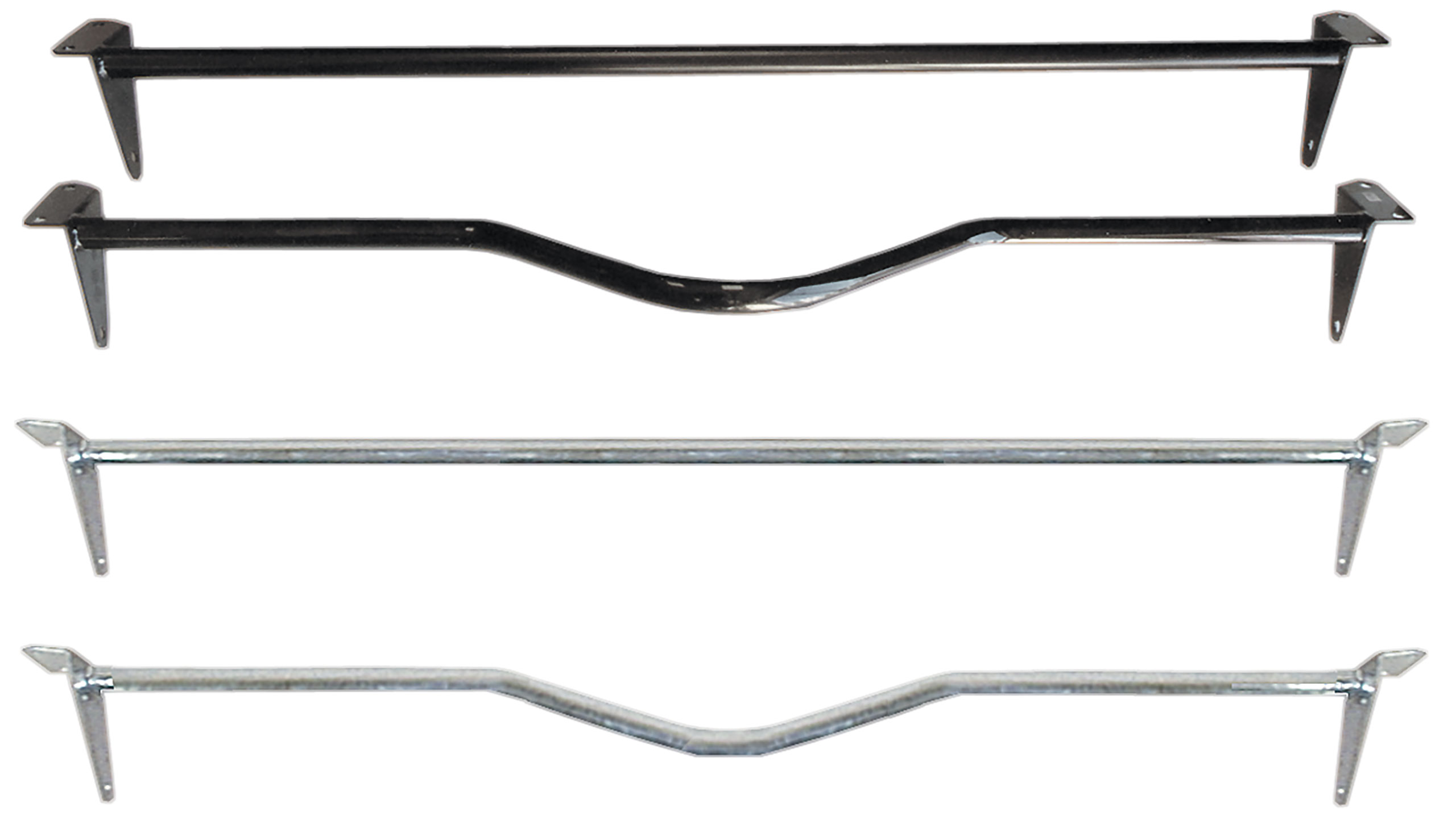1964-1966 Ford Mustang Curved Monte Carlo Bar, Black