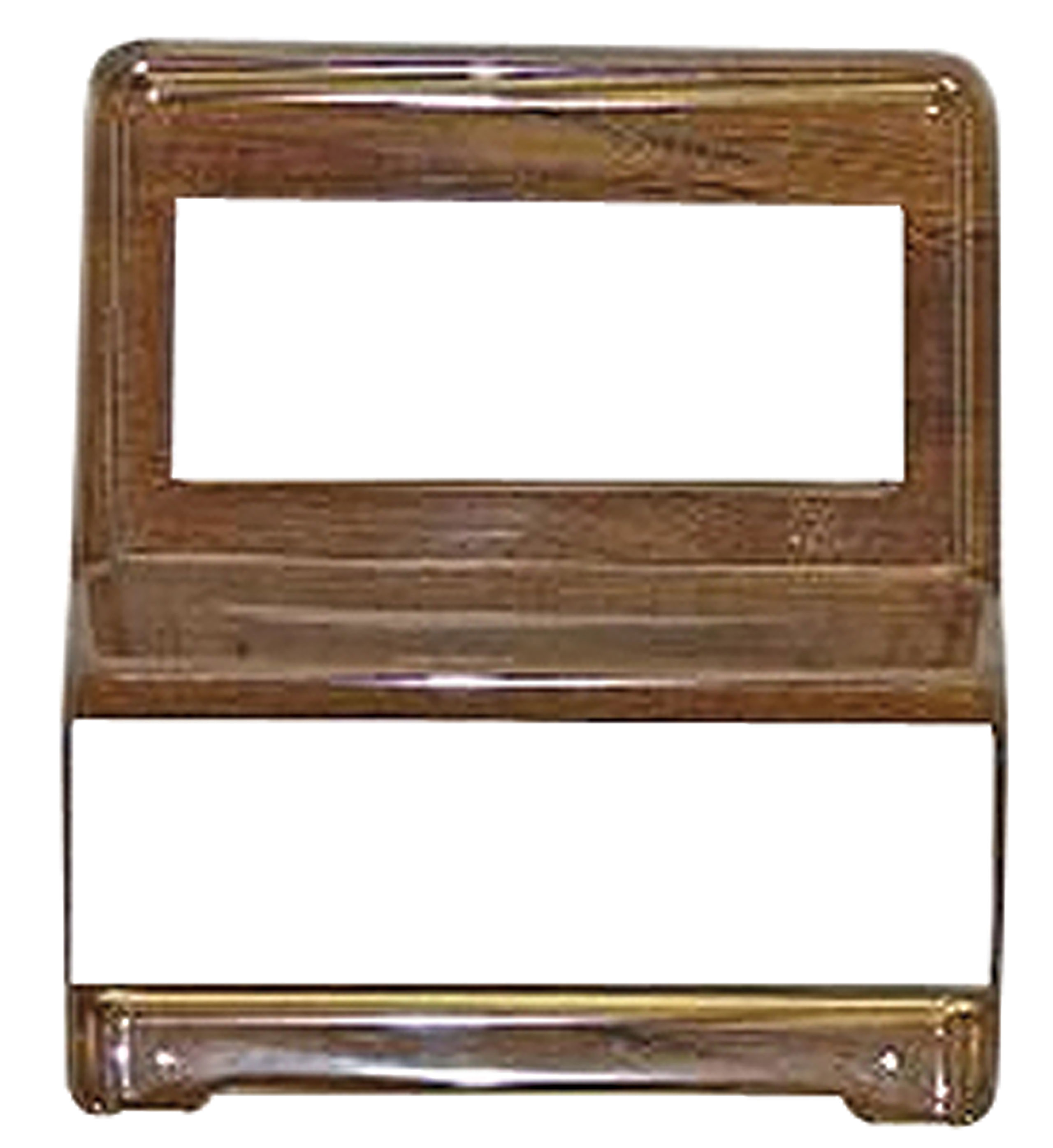 1967-1970 Ford Mustang DIN RADIO BEZEL WOOD