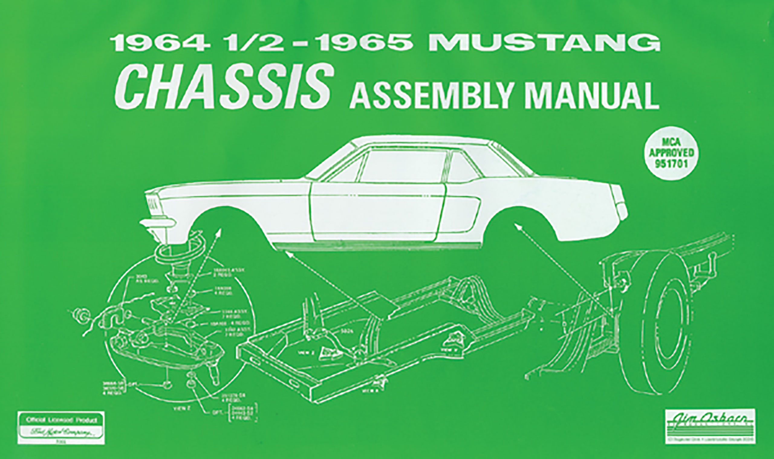 1964-1965 Ford Mustang Assembly Manual. Chassis6