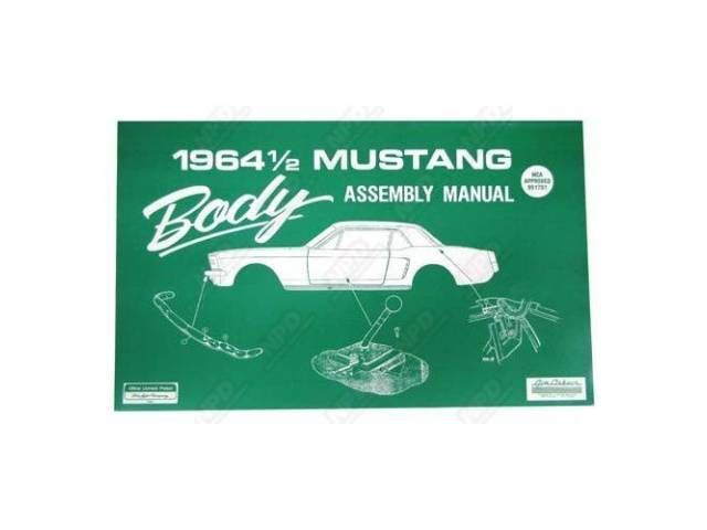 1964-1964 Ford Mustang Assembly Manual. Body