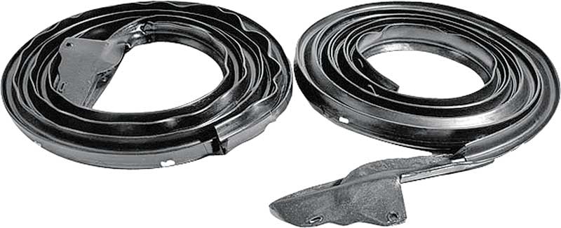 1968-70 Mopar B-Body 2 Door Hardtop Door Seal Weatherstrips 