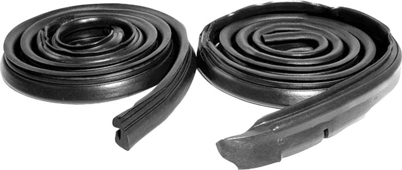 1968-70 Mopar B-Body 2 Door Hardtop Roof Rail Weatherstrips 