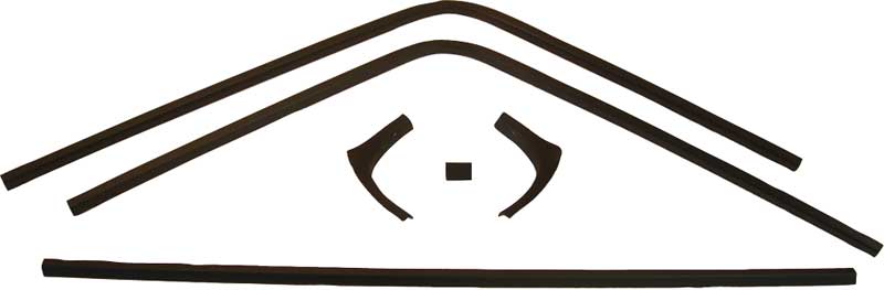 1968-70 Charger 6 Piece Interior Rear Window Trim Set 