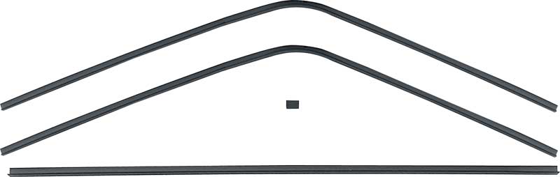 1968-70 Charger 4 Piece Interior Rear Window Trim Set 