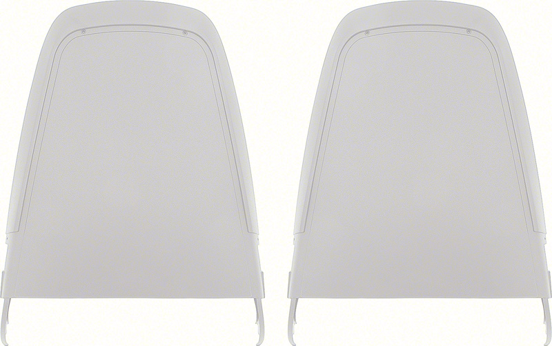 1970-1971 Mopar A / B / E-Body White "Early Style" Restorers Choice&Trade; Bucket Seat Back Panels 