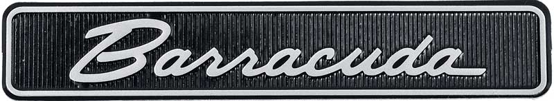 1971-74 Barracuda Dash Emblem Insert Only 
